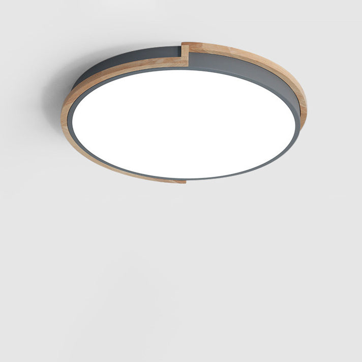 LumenCraft Nordic LED Deckenleuchte | Holzrahmen | Acrylschirm | Stimmungslicht | Für Schlafzimmer und Wohnzimmer