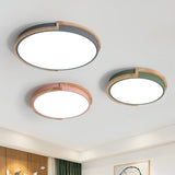 LumenCraft Nordic LED Deckenleuchte | Holzrahmen | Acrylschirm | Stimmungslicht | Für Schlafzimmer und Wohnzimmer