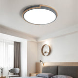 LumenCraft Nordic LED Deckenleuchte | Holzrahmen | Acrylschirm | Stimmungslicht | Für Schlafzimmer und Wohnzimmer