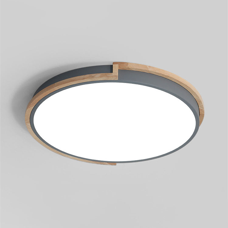 LumenCraft Nordic LED Deckenleuchte | Holzrahmen | Acrylschirm | Stimmungslicht | Für Schlafzimmer und Wohnzimmer