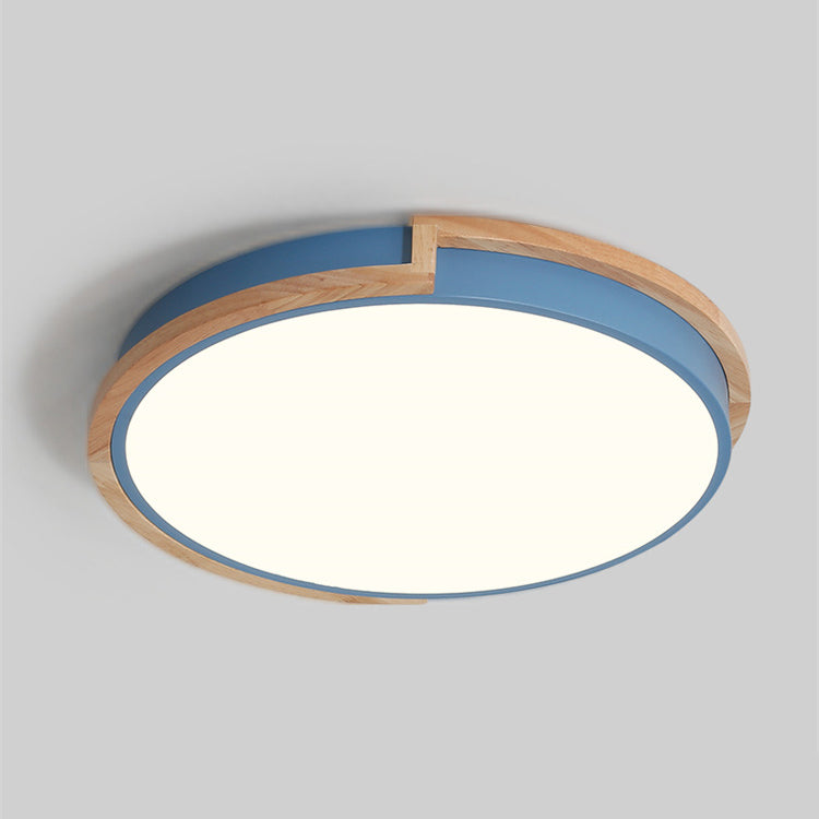 LumenCraft Nordic LED Deckenleuchte | Holzrahmen | Acrylschirm | Stimmungslicht | Für Schlafzimmer und Wohnzimmer