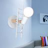 LumiStep Kreatives Leiter-Wandlicht | Moderne Wandlampe mit Humanoid-Design | LED | Dekorative Beleuchtung für Wohnzimmer