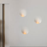Plastrova Wandlampe | Minimalistisches Design | Eingebaute Gipsleuchte | Runde Wandleuchte