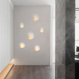Plastrova Wandlampe | Minimalistisches Design | Eingebaute Gipsleuchte | Runde Wandleuchte