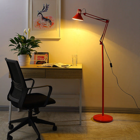 NovaFlare Skandinavische Stehleuchte | Höhenverstellbar & Schwenkbar | Modernes Design | Beleuchtung fürs Schlafzimmer