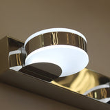 LumaLine LED Wandleuchte | Minimalistisches Rund-Design | Eisen & Acryl | 2-3 Lichter | Perfekt für Badezimmer