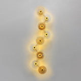 LotuShine Mid-Century Design LED Wandlampe | Eisen-Glas Wandleuchte | Lotusblatt Optik | Wohnzimmer-Beleuchtung