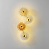 LotuShine Mid-Century Design LED Wandlampe | Eisen-Glas Wandleuchte | Lotusblatt Optik | Wohnzimmer-Beleuchtung