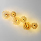 LotuShine Mid-Century Design LED Wandlampe | Eisen-Glas Wandleuchte | Lotusblatt Optik | Wohnzimmer-Beleuchtung