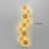 LotuShine Mid-Century Design LED Wandlampe | Eisen-Glas Wandleuchte | Lotusblatt Optik | Wohnzimmer-Beleuchtung