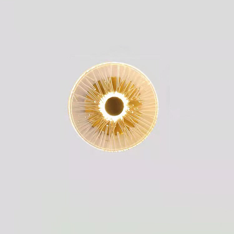 LotuShine Mid-Century Design LED Wandlampe | Eisen-Glas Wandleuchte | Lotusblatt Optik | Wohnzimmer-Beleuchtung