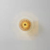 LotuShine Mid-Century Design LED Wandlampe | Eisen-Glas Wandleuchte | Lotusblatt Optik | Wohnzimmer-Beleuchtung