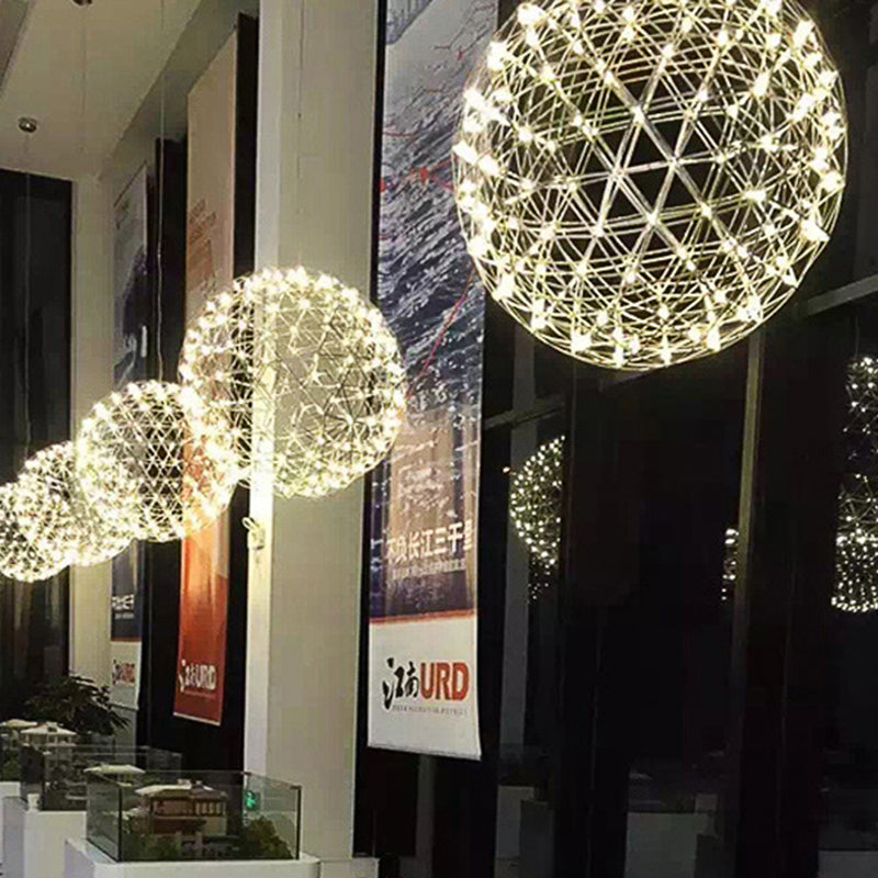 StarGlim Nordic Design LED Hängeleuchte | Dandelion Edelstahl Pendelleuchte | Esszimmer-Licht
