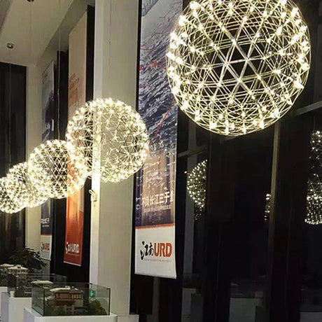 StarGlim Nordic Design LED Hängeleuchte | Dandelion Edelstahl Pendelleuchte | Esszimmer-Licht