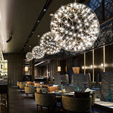 StarGlim Nordic Design LED Hängeleuchte | Dandelion Edelstahl Pendelleuchte | Esszimmer-Licht