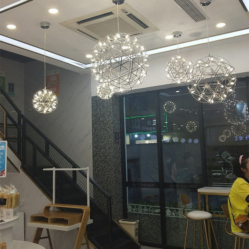 StarGlim Nordic Design LED Hängeleuchte | Dandelion Edelstahl Pendelleuchte | Esszimmer-Licht