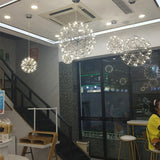 StarGlim Nordic Design LED Hängeleuchte | Dandelion Edelstahl Pendelleuchte | Esszimmer-Licht