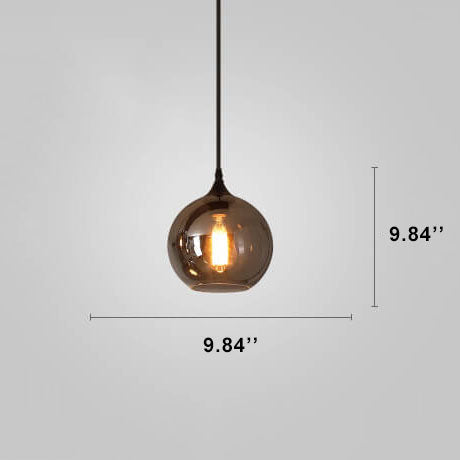 SmokeLume Glas Pendelleuchte | Modernes Design | Rauchgraues Glas | LED Beleuchtung | Perfekt für Zuhause