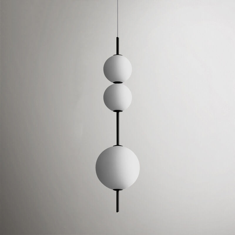 Orbessa LED Pendelleuchte | Zeitloses Kugeldesign aus Glas | Warmweißes Licht | Moderne Beleuchtung