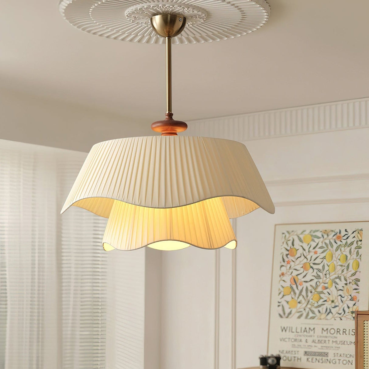 VioraGlow Elegante Design LED Pendelleuchte | Hängelampe | Dimmbar | Wohnzimmer & Esszimmer Deko