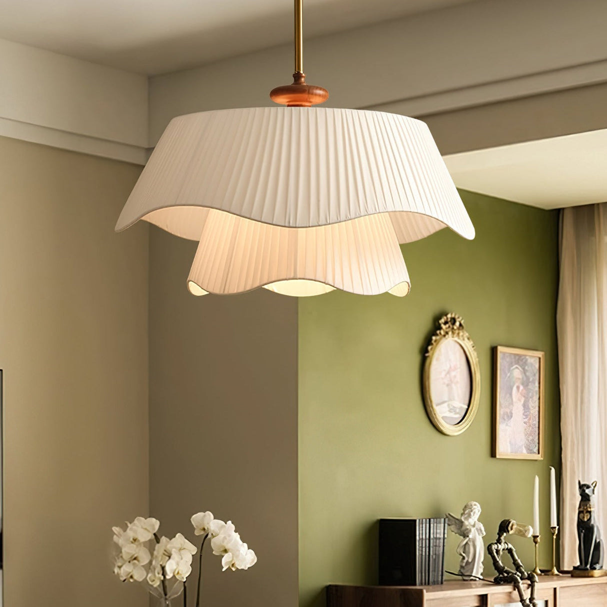 VioraGlow Elegante Design LED Pendelleuchte | Hängelampe | Dimmbar | Wohnzimmer & Esszimmer Deko