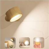 GlowBeam Kabellose LED-Wandlampe | 360° Drehbar | Wiederaufladbar | Flexibles Design für Wohnzimmer & Schlafzimmer