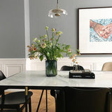 LunaVibe Messing Pendelleuchte | Moderne Hängelampe | Dimmbares Licht | Zeitloses Design