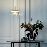 LunaVibe Messing Pendelleuchte | Moderne Hängelampe | Dimmbares Licht | Zeitloses Design