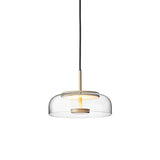 LunaVibe Messing Pendelleuchte | Moderne Hängelampe | Dimmbares Licht | Zeitloses Design