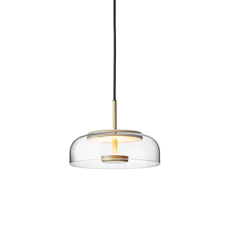 LunaVibe Messing Pendelleuchte | Moderne Hängelampe | Dimmbares Licht | Zeitloses Design