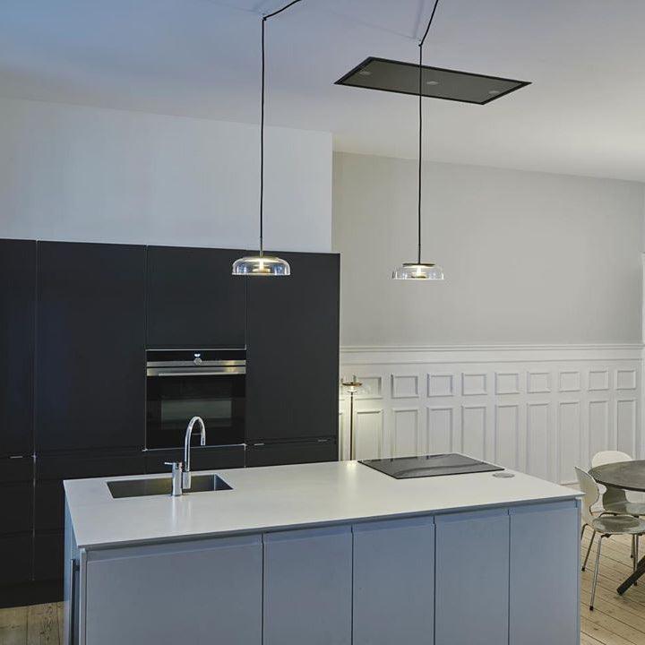 LunaVibe Messing Pendelleuchte | Moderne Hängelampe | Dimmbares Licht | Zeitloses Design