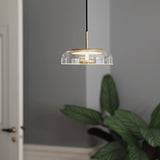 LunaVibe Messing Pendelleuchte | Moderne Hängelampe | Dimmbares Licht | Zeitloses Design