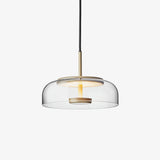 LunaVibe Messing Pendelleuchte | Moderne Hängelampe | Dimmbares Licht | Zeitloses Design