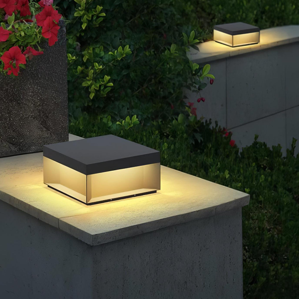 SolaraPost Solar Außenpfostenleuchte | LED Gartenbeleuchtung | Energieeffizient | Wasserdicht | Dekorative Außenbeleuchtung für Garten & Terrasse