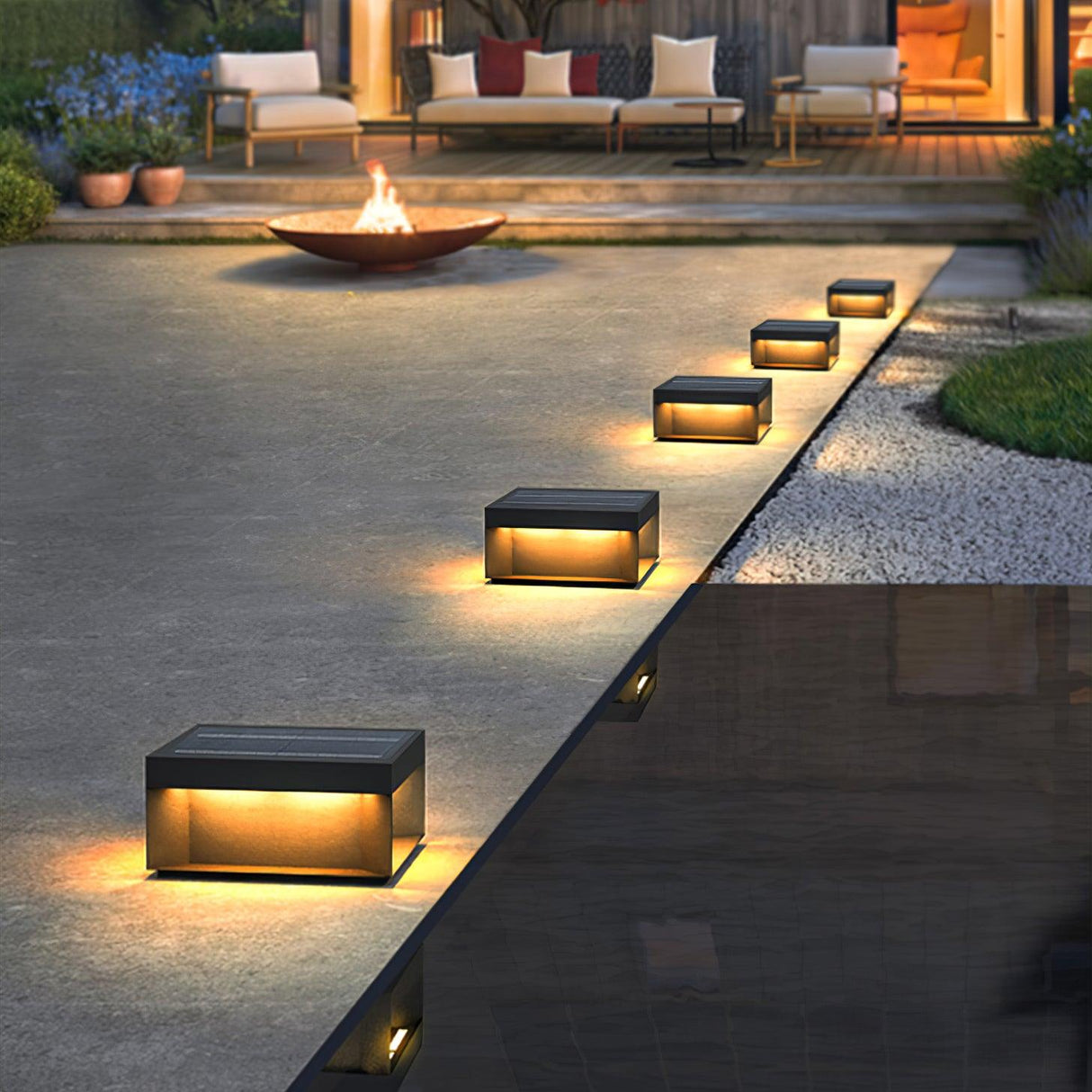 SolaraPost Solar Außenpfostenleuchte | LED Gartenbeleuchtung | Energieeffizient | Wasserdicht | Dekorative Außenbeleuchtung für Garten & Terrasse