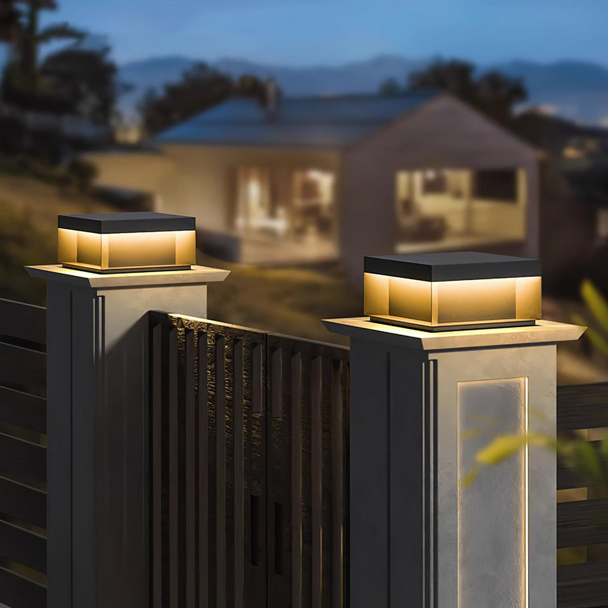 SolaraPost Solar Außenpfostenleuchte | LED Gartenbeleuchtung | Energieeffizient | Wasserdicht | Dekorative Außenbeleuchtung für Garten & Terrasse