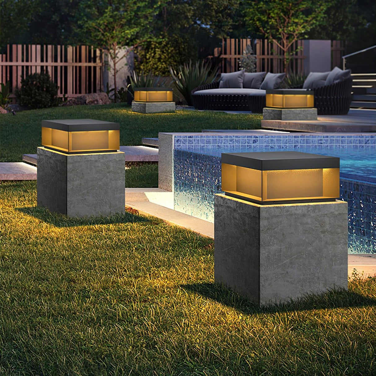 SolaraPost Solar Außenpfostenleuchte | LED Gartenbeleuchtung | Energieeffizient | Wasserdicht | Dekorative Außenbeleuchtung für Garten & Terrasse