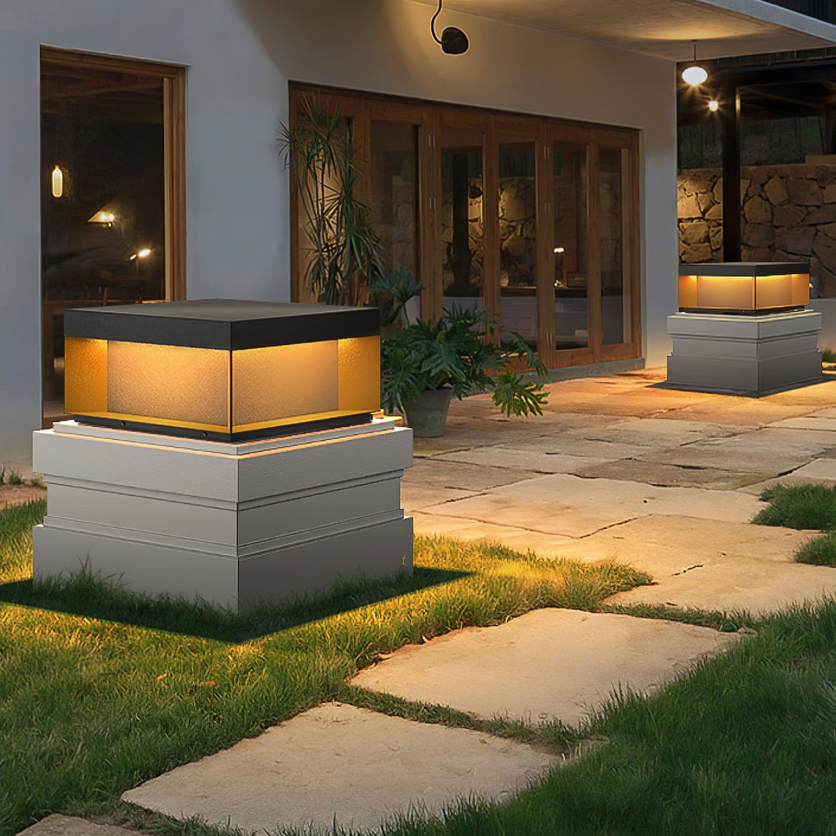 SolaraPost Solar Außenpfostenleuchte | LED Gartenbeleuchtung | Energieeffizient | Wasserdicht | Dekorative Außenbeleuchtung für Garten & Terrasse