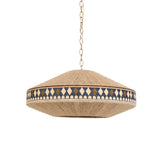 FringeLuxe Bohemian Pendelleuchte | Handgefertigte Quastenlampe | Warmes Ambiente | Stilvolle Beleuchtung
