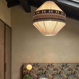 FringeLuxe Bohemian Pendelleuchte | Handgefertigte Quastenlampe | Warmes Ambiente | Stilvolle Beleuchtung