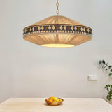 FringeLuxe Bohemian Pendelleuchte | Handgefertigte Quastenlampe | Warmes Ambiente | Stilvolle Beleuchtung
