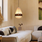 FringeLuxe Bohemian Pendelleuchte | Handgefertigte Quastenlampe | Warmes Ambiente | Stilvolle Beleuchtung