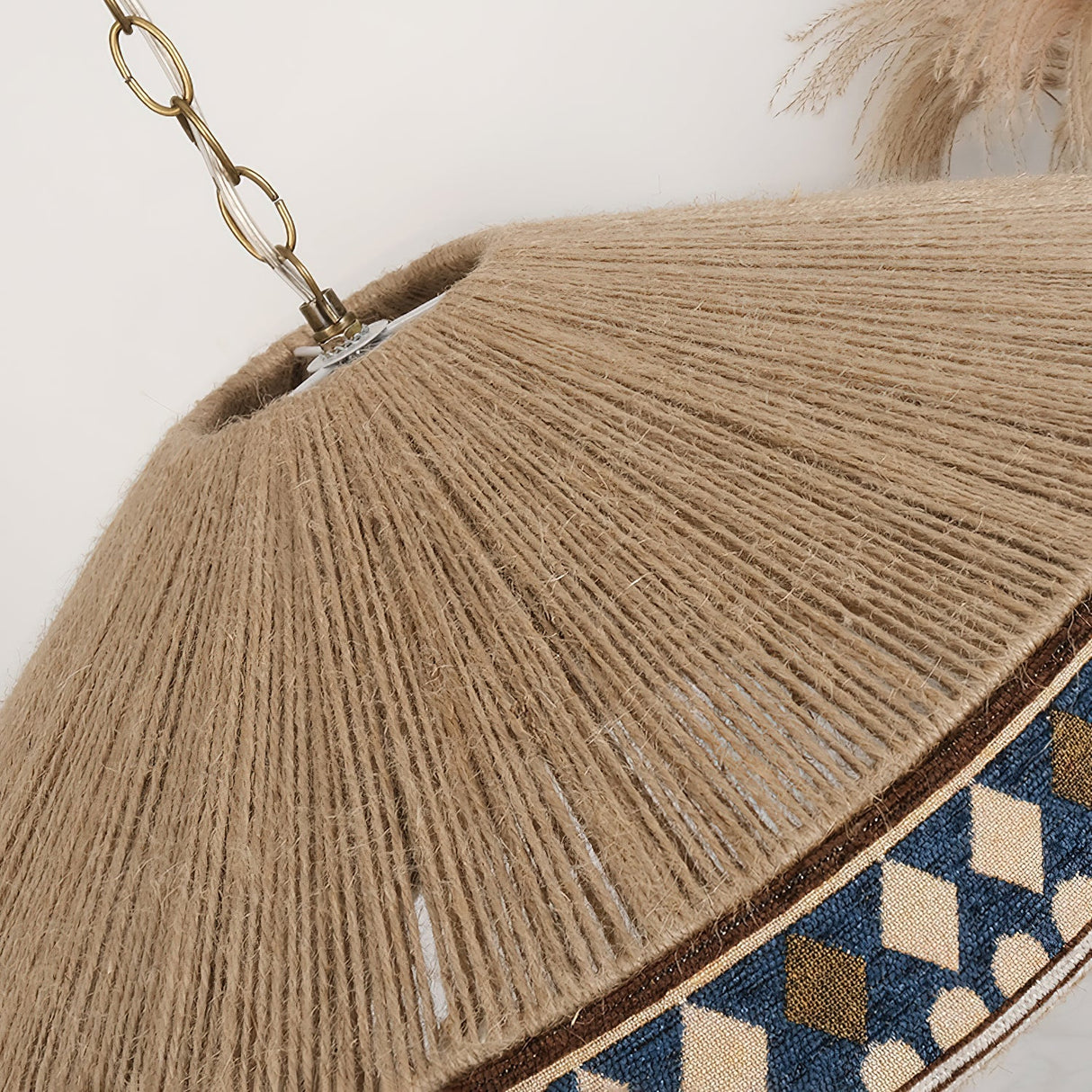 FringeLuxe Bohemian Pendelleuchte | Handgefertigte Quastenlampe | Warmes Ambiente | Stilvolle Beleuchtung