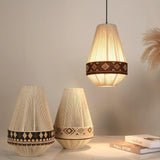FringeLuxe Bohemian Pendelleuchte | Handgefertigte Quastenlampe | Warmes Ambiente | Stilvolle Beleuchtung