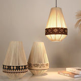FringeLuxe Bohemian Pendelleuchte | Handgefertigte Quastenlampe | Warmes Ambiente | Stilvolle Beleuchtung