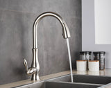 AquaFlex Versenkbare Küchenarmatur | Hochdruck-Mischbatterie | Flexibler Ausziehbarer Auslauf | Modernes Design | Edelstahl