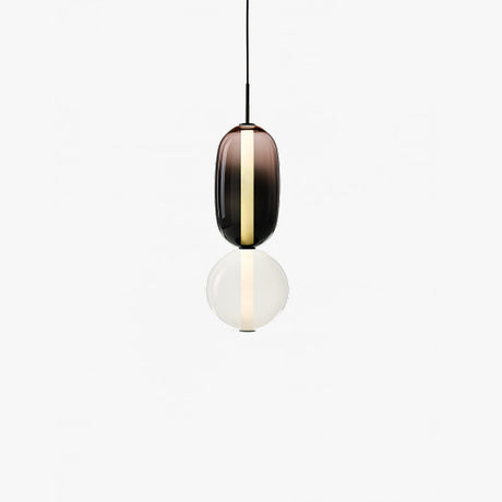 CrystalGlaze Pendelleuchte aus kandiertem Glas | Elegantes Lichtdesign | Dimmbar | Perfekt für Esszimmer & Wohnzimmer