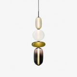 CrystalGlaze Pendelleuchte aus kandiertem Glas | Elegantes Lichtdesign | Dimmbar | Perfekt für Esszimmer & Wohnzimmer