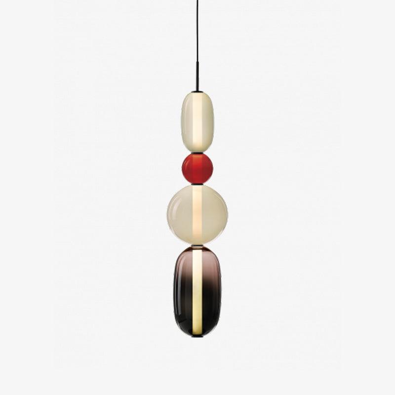 CrystalGlaze Pendelleuchte aus kandiertem Glas | Elegantes Lichtdesign | Dimmbar | Perfekt für Esszimmer & Wohnzimmer