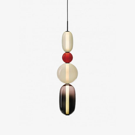 CrystalGlaze Pendelleuchte aus kandiertem Glas | Elegantes Lichtdesign | Dimmbar | Perfekt für Esszimmer & Wohnzimmer